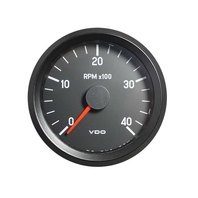 VDO Cockpit International Tachometer 4.000 RPM 80mm 12V gauge